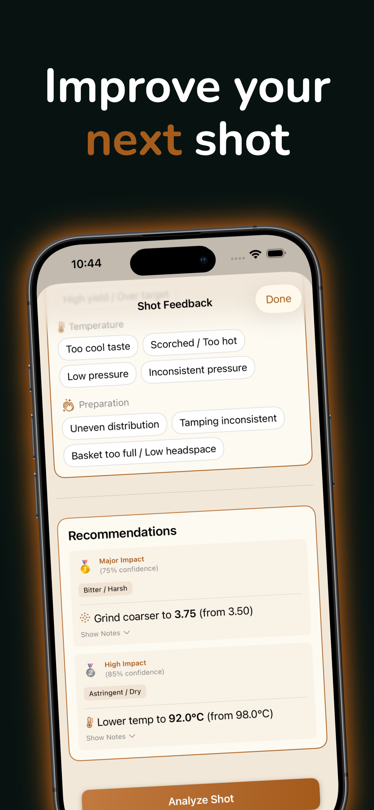 Improve your next shot